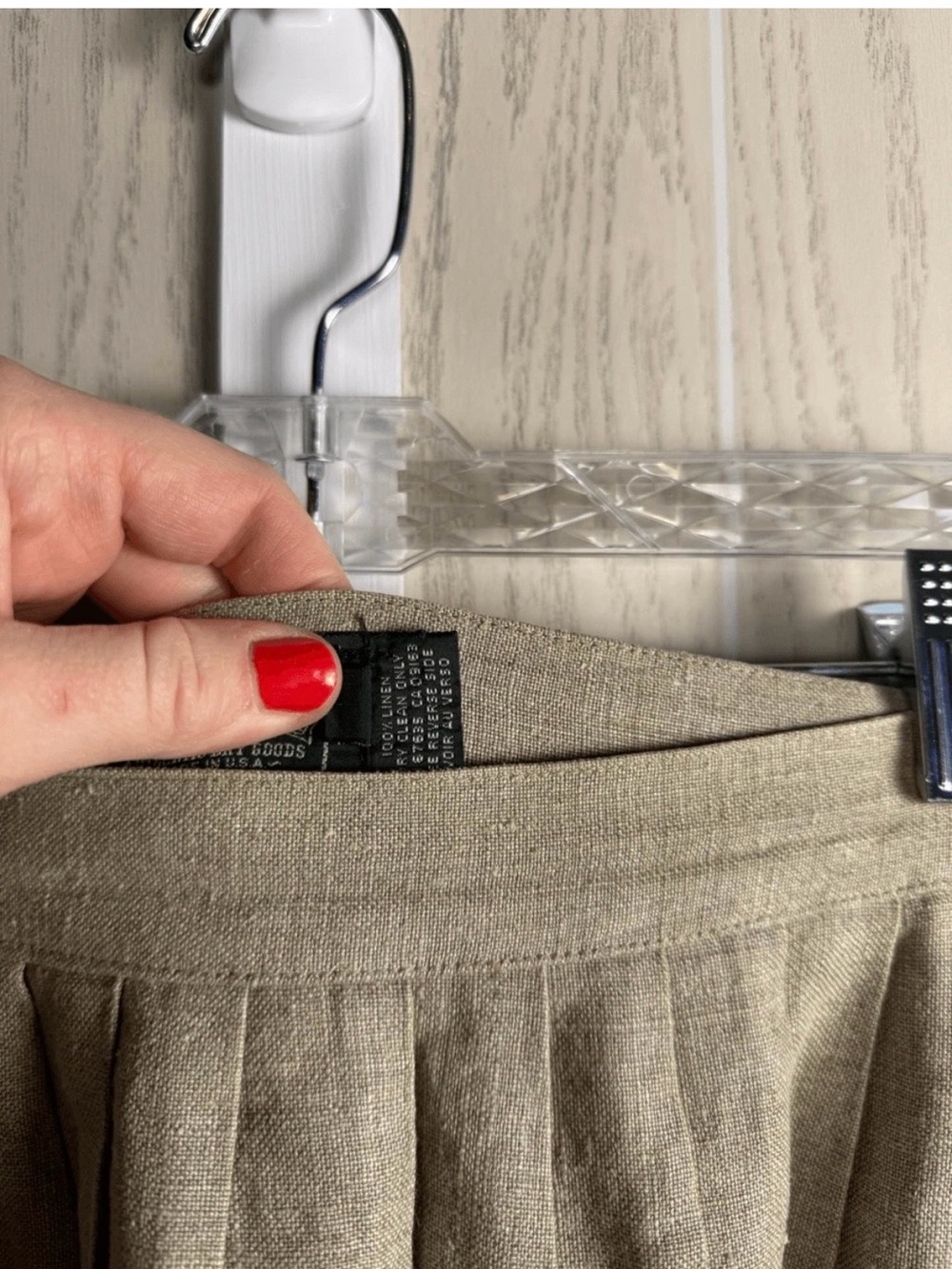 Ralph Lauren Country 100% linen tiered midi skirt - Picture 6 of 10